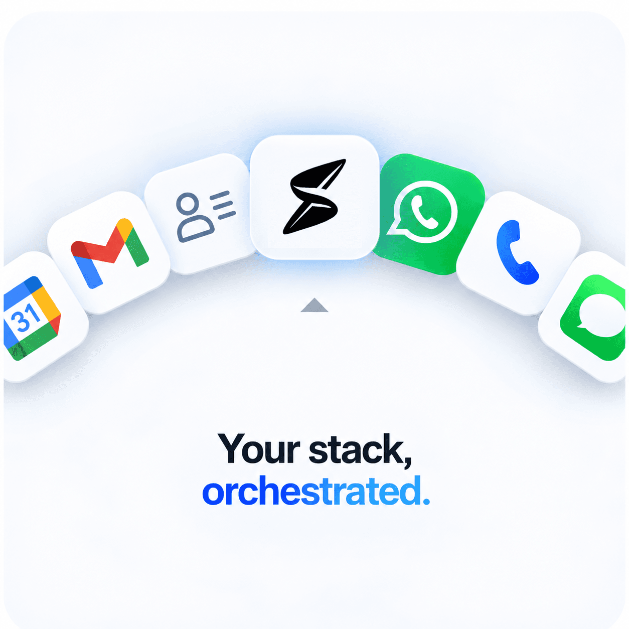 Connected email, calendar, CRM, WhatsApp, and calling channels