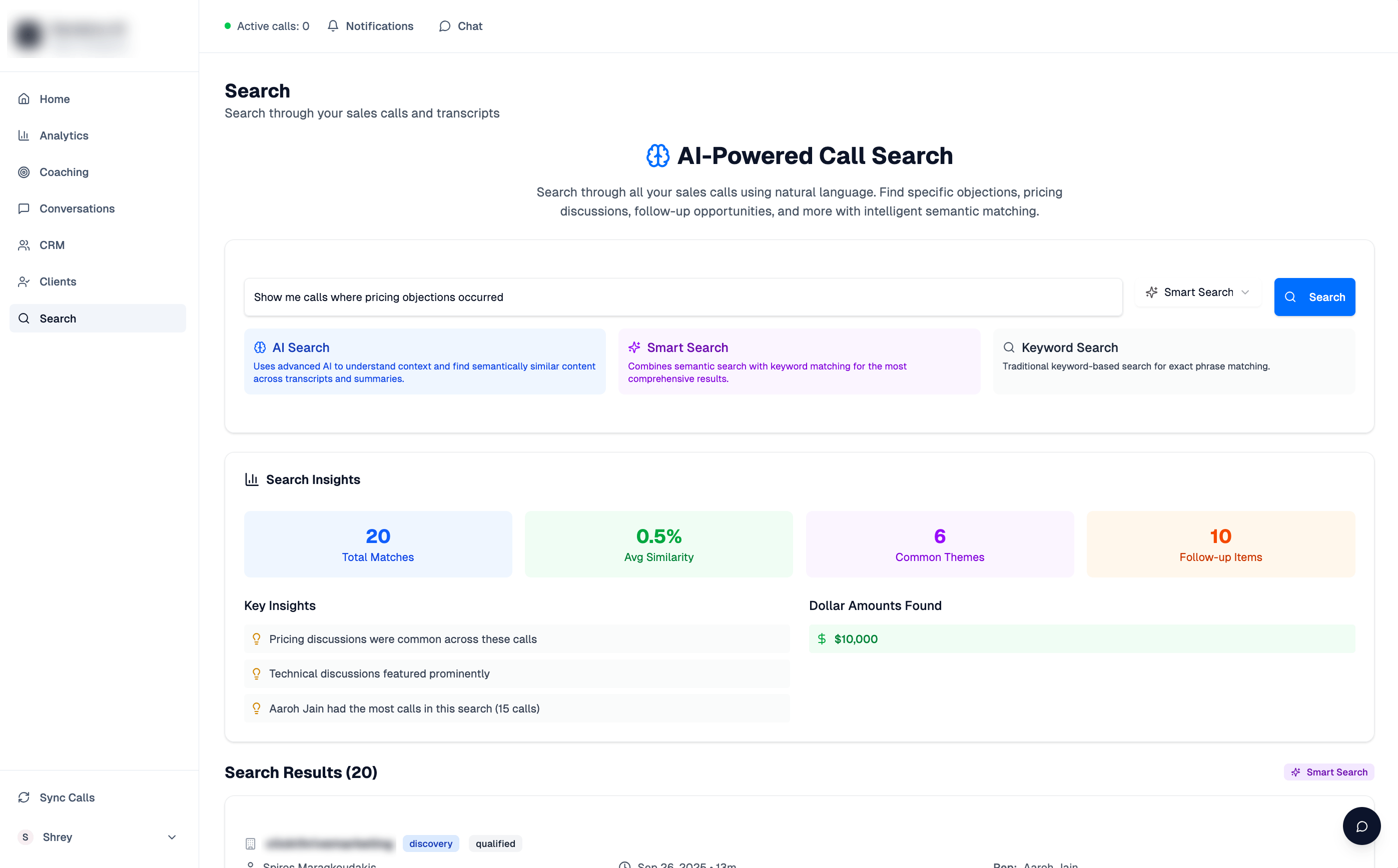 AI Sales Intelligence Platform